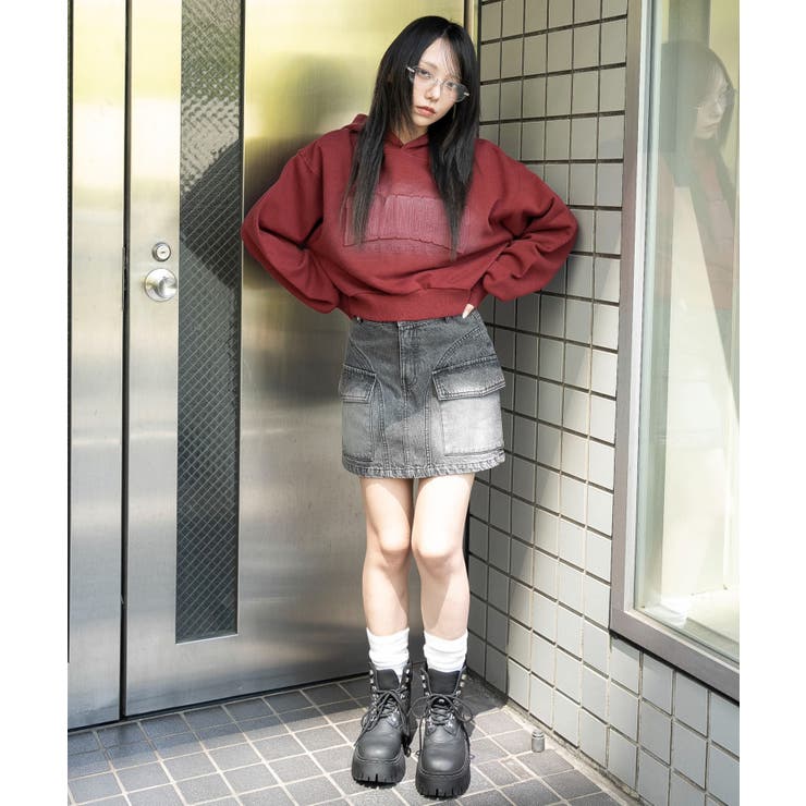 グラフィックショートパーカー | WEGO【WOMEN】 | 詳細画像3 