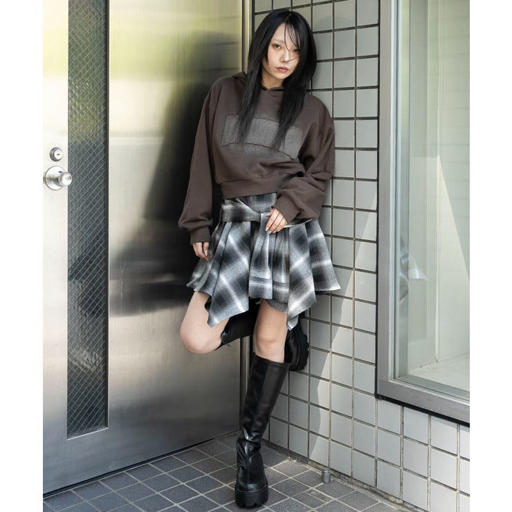 グラフィックショートパーカー | WEGO【WOMEN】 | 詳細画像12 