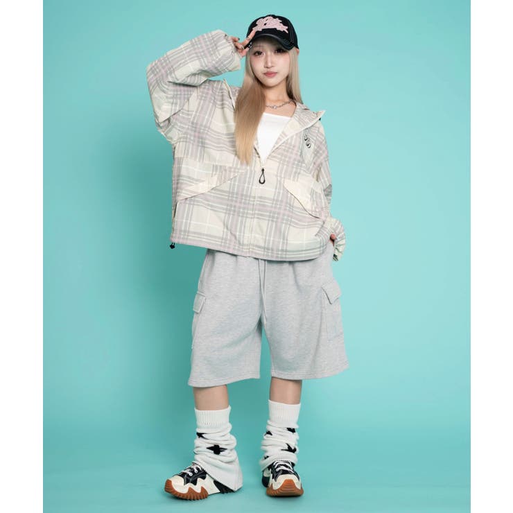 チェックロゴフードブルゾン | WEGO【MEN】 | 詳細画像24 