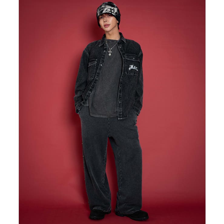 グラフィックデニムシャツ(LS) | WEGO【MEN】 | 詳細画像9 