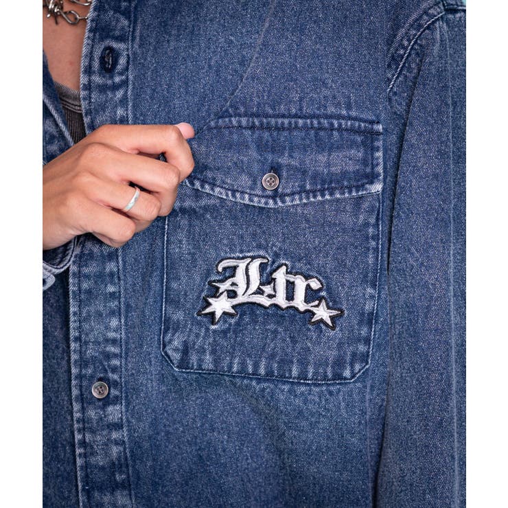 グラフィックデニムシャツ(LS) | WEGO【MEN】 | 詳細画像14 