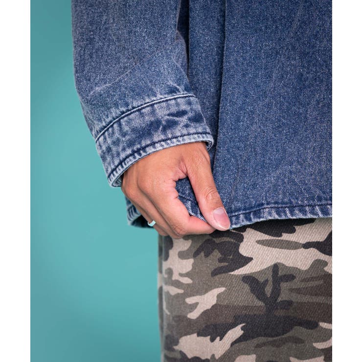 グラフィックデニムシャツ(LS) | WEGO【MEN】 | 詳細画像15 