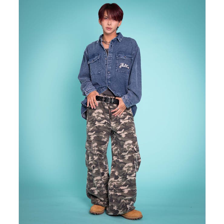 グラフィックデニムシャツ(LS) | WEGO【MEN】 | 詳細画像21 