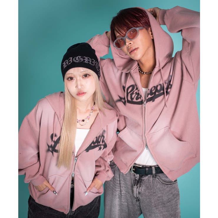 グラフィックZIPパーカー[品番：WG010096103]｜WEGO【MEN】（ウィゴー