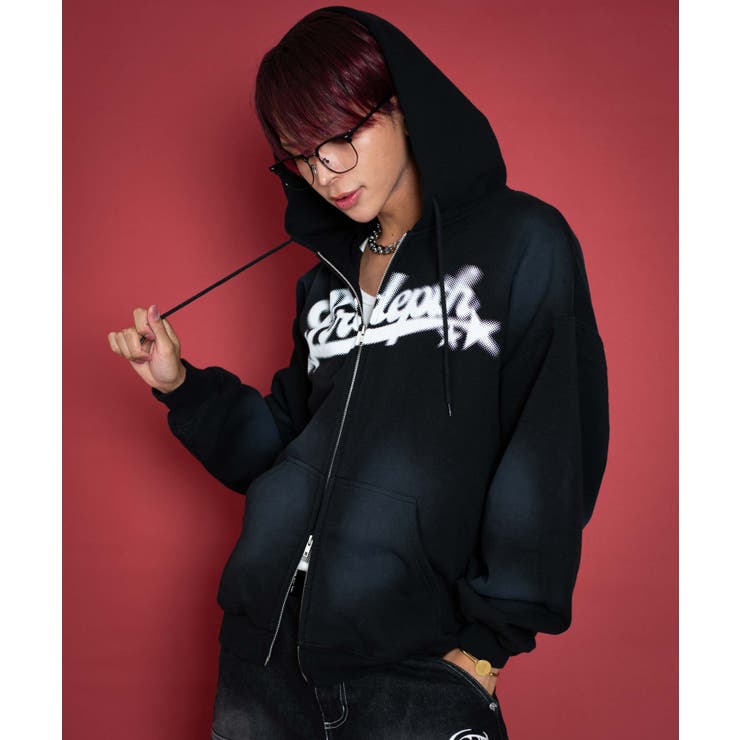 グラフィックZIPパーカー[品番：WG010096103]｜WEGO【MEN