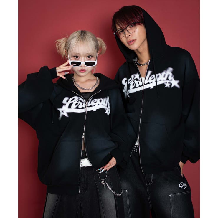 グラフィックZIPパーカー[品番：WG010096103]｜WEGO【MEN】（ウィゴー