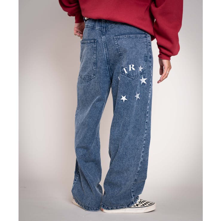 グラフィックデニムパンツ | WEGO【MEN】 | 詳細画像11 