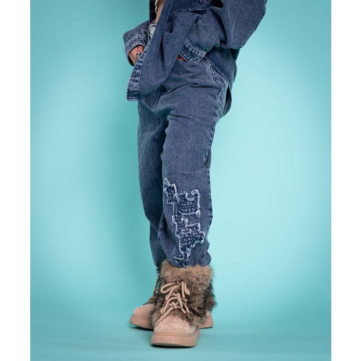 グラフィックデニムパンツ | WEGO【MEN】 | 詳細画像17 