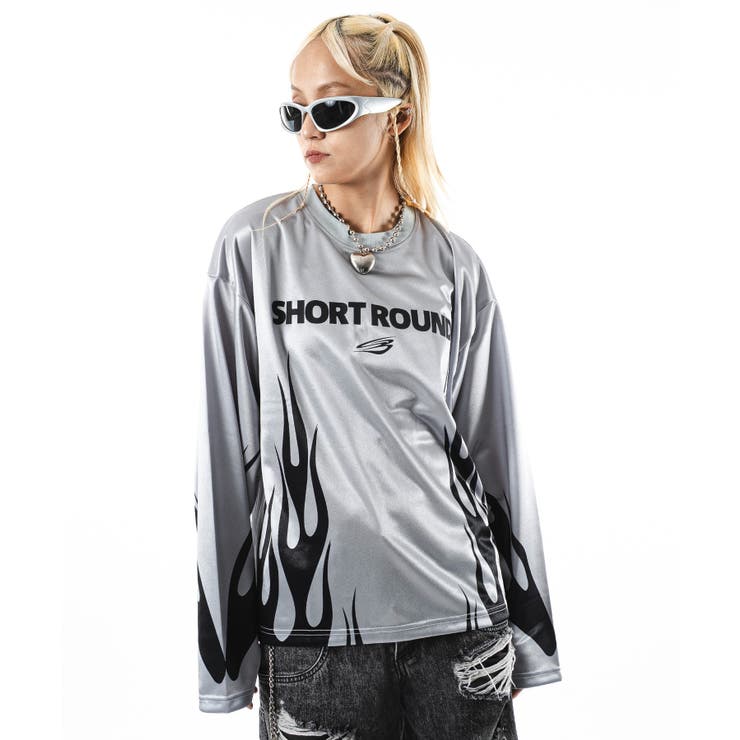 ファイヤーパターンゲームロゴT(LS) | WEGO【MEN】 | 詳細画像24 