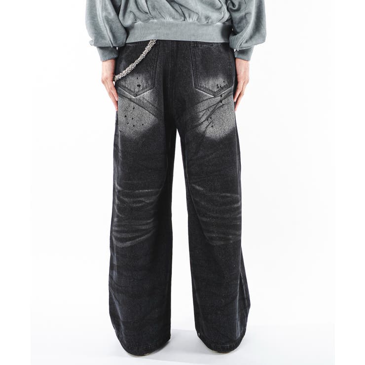 スーパーバギーダーティデニムパンツ[品番：WG010096110]｜WEGO【MEN