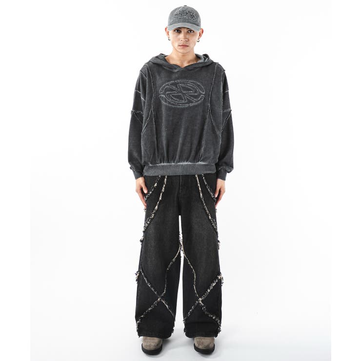 コールドダイスウィッチングプルパーカー | WEGO【MEN】 | 詳細画像10 