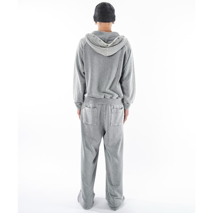 パウダーブリーチスタッズZIPパーカー | WEGO【MEN】 | 詳細画像4 