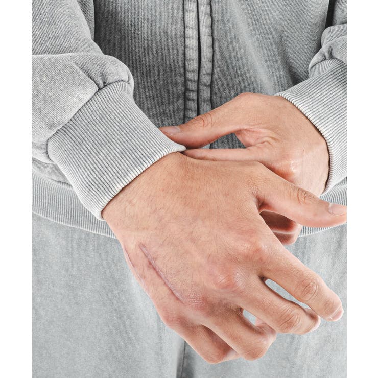 パウダーブリーチスタッズZIPパーカー | WEGO【MEN】 | 詳細画像14 