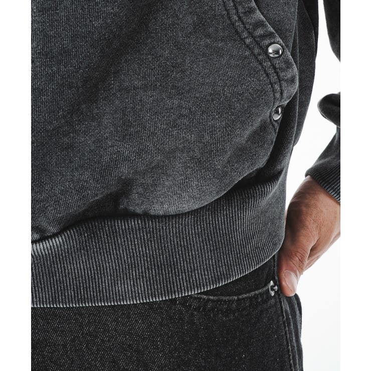 パウダーブリーチスタッズZIPパーカー | WEGO【MEN】 | 詳細画像18 