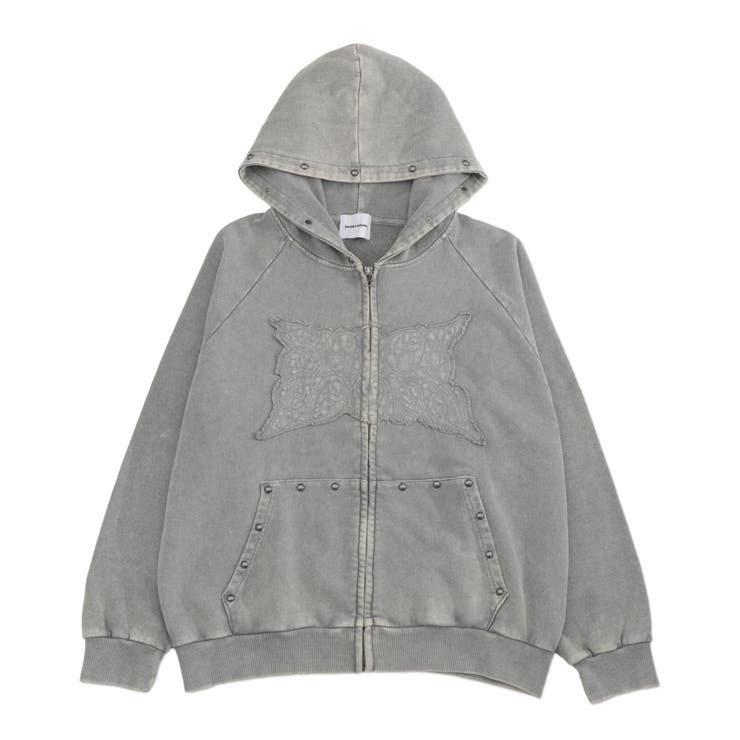 パウダーブリーチスタッズZIPパーカー | WEGO【MEN】 | 詳細画像27 