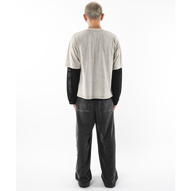 ブリーチスタッズロゴスウェットパンツ[品番：WG010096113