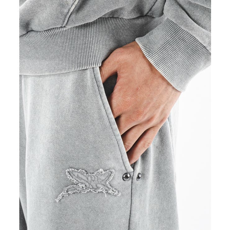 ブリーチスタッズロゴスウェットパンツ | WEGO【MEN】 | 詳細画像13 
