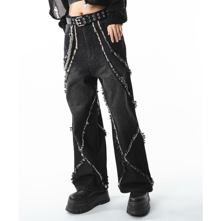 フリンジデニムパンツ | WEGO【MEN】 | 詳細画像20 