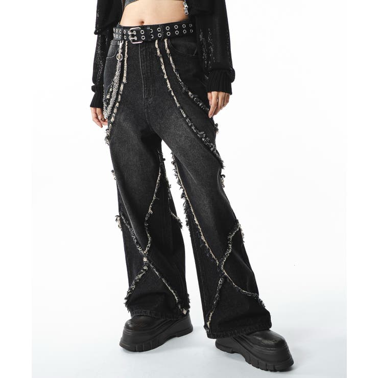 フリンジデニムパンツ | WEGO【MEN】 | 詳細画像21 