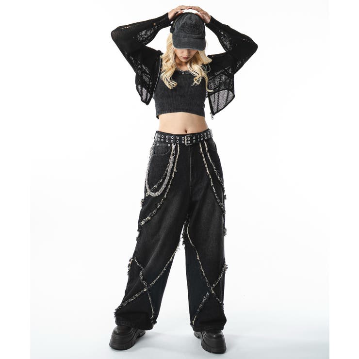 フリンジデニムパンツ | WEGO【MEN】 | 詳細画像22 