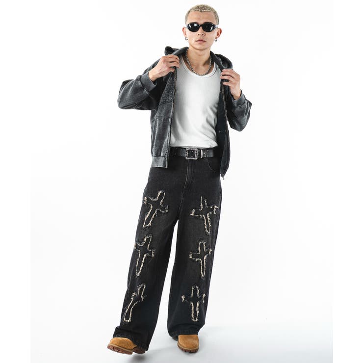 フリンジデニムパンツ | WEGO【MEN】 | 詳細画像37 