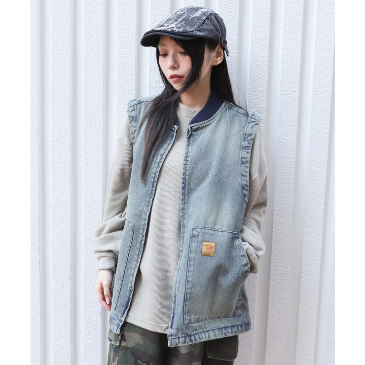 ワーカーズデニムベスト | WEGO【MEN】 | 詳細画像1