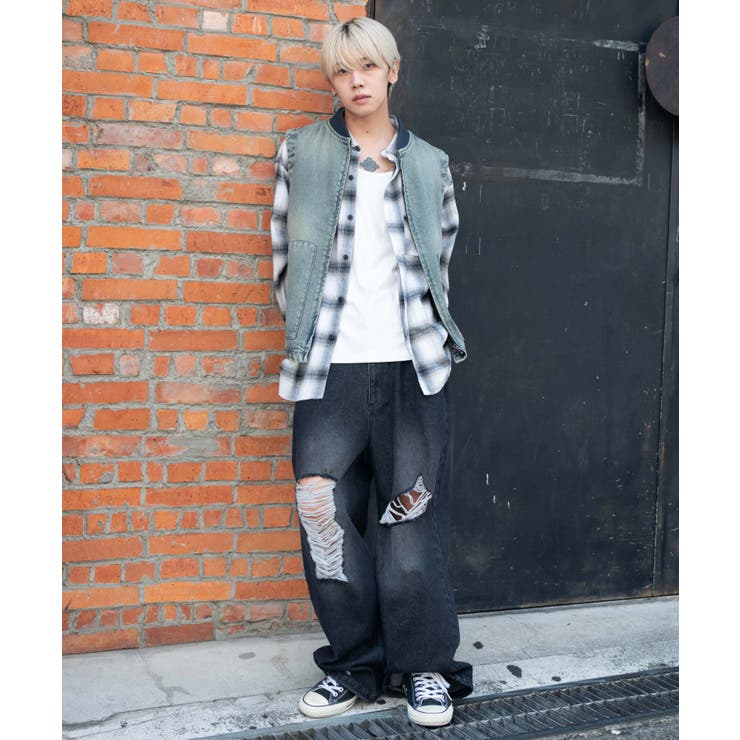 ワーカーズデニムベスト | WEGO【MEN】 | 詳細画像2