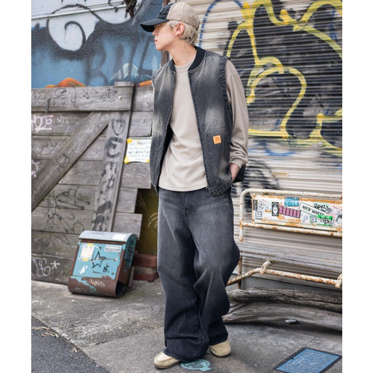 ワーカーズデニムベスト | WEGO【MEN】 | 詳細画像4
