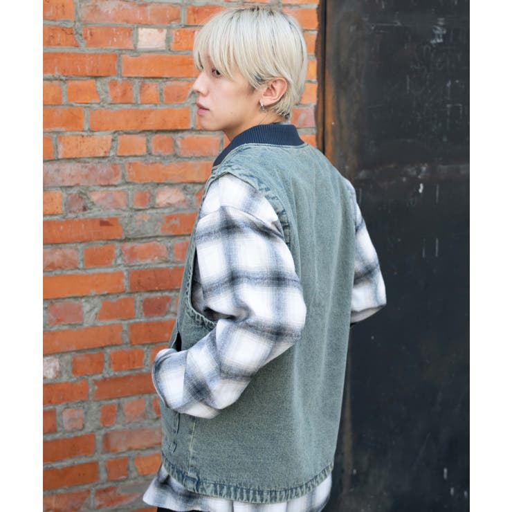 ワーカーズデニムベスト | WEGO【MEN】 | 詳細画像9