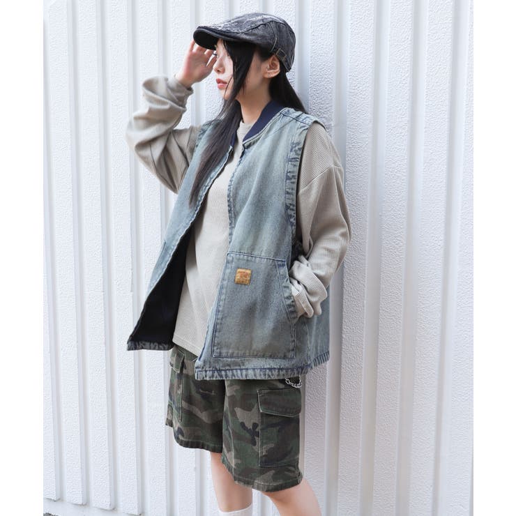 ワーカーズデニムベスト | WEGO【MEN】 | 詳細画像14