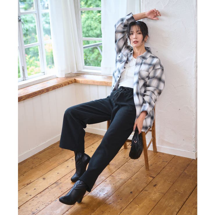 裏ベロアワイドイージーパンツ | WEGO【WOMEN】 | 詳細画像6 