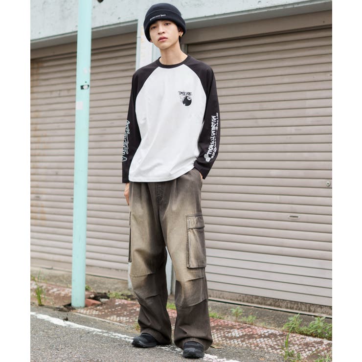 スリーブロゴグラフィックラグランT(LS) | WEGO【MEN】 | 詳細画像4 