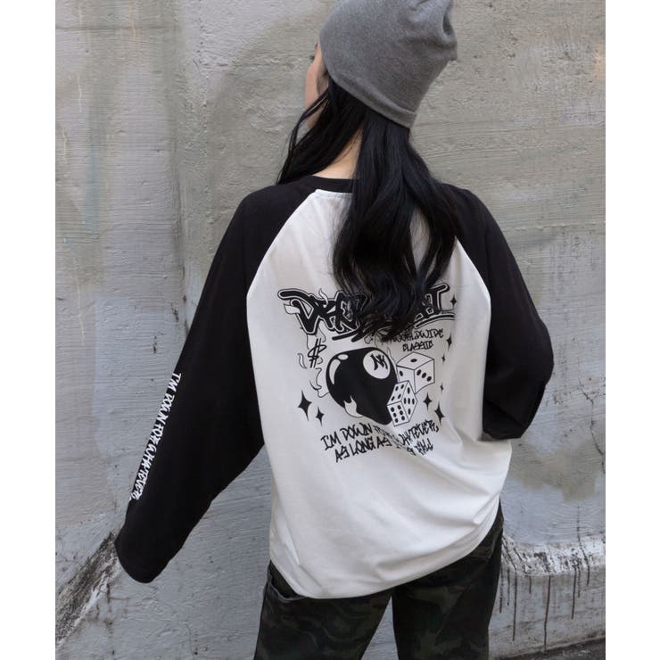 スリーブロゴグラフィックラグランT(LS) | WEGO【MEN】 | 詳細画像28 