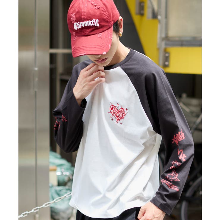 スリーブロゴグラフィックラグランT(LS) | WEGO【MEN】 | 詳細画像33 