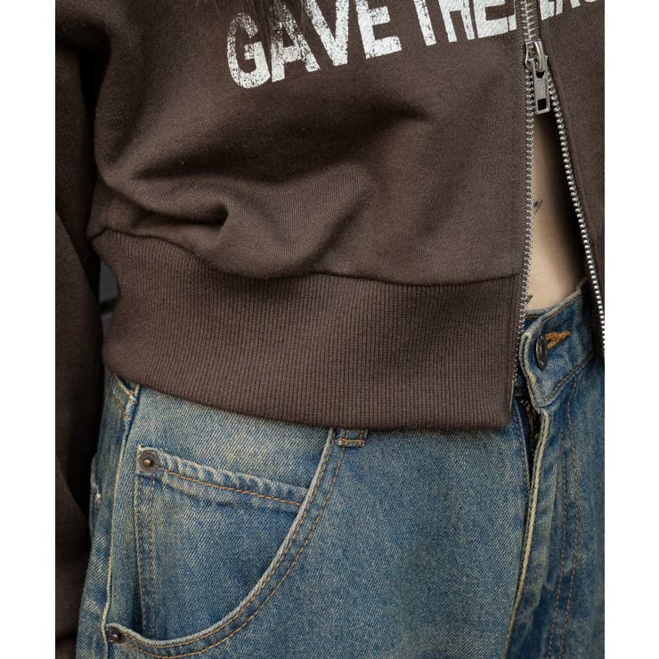 ファーフードショートZIPパーカー | WEGO【WOMEN】 | 詳細画像7 