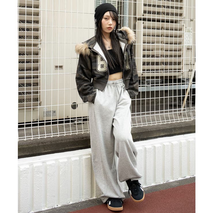 ファーフードショートZIPパーカー | WEGO【WOMEN】 | 詳細画像35 