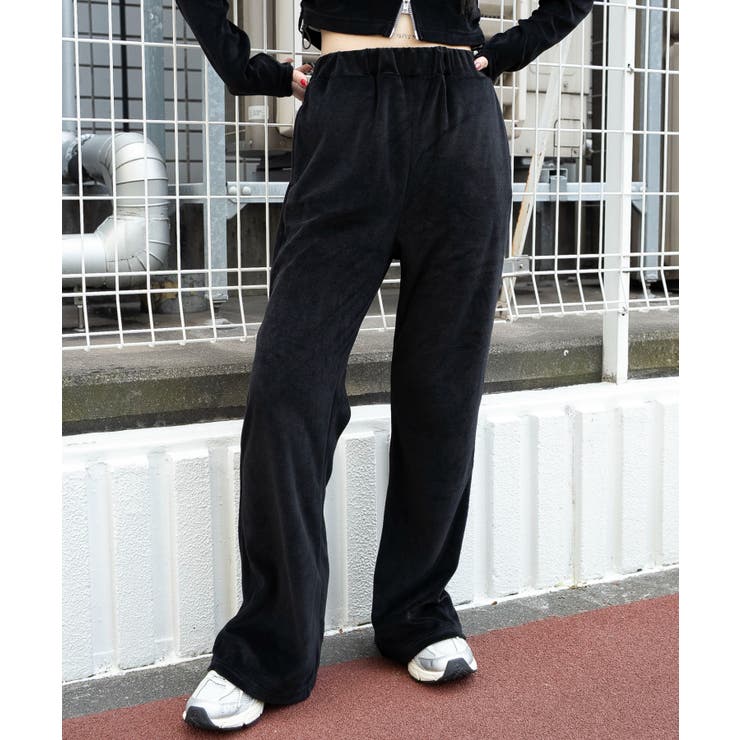 ベロアフレアパンツ ベロア フレアパンツ