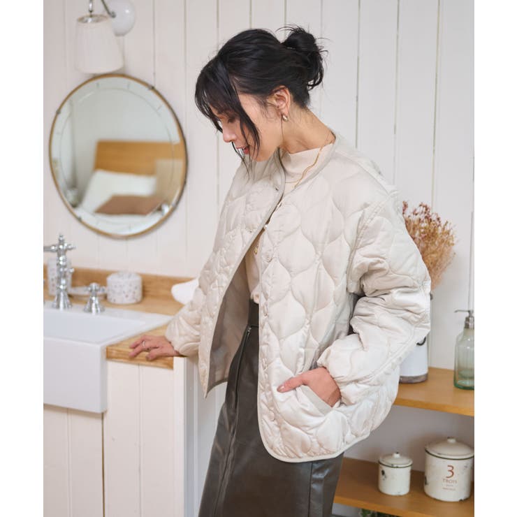 キルティングジャケット[品番：WG010096141]｜WEGO【WOMEN】（ウィゴー