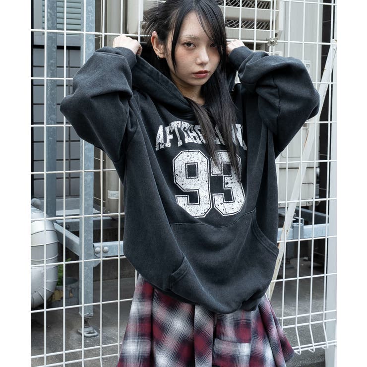 スミクロ | グラフィックプルパーカー | WEGO【WOMEN】