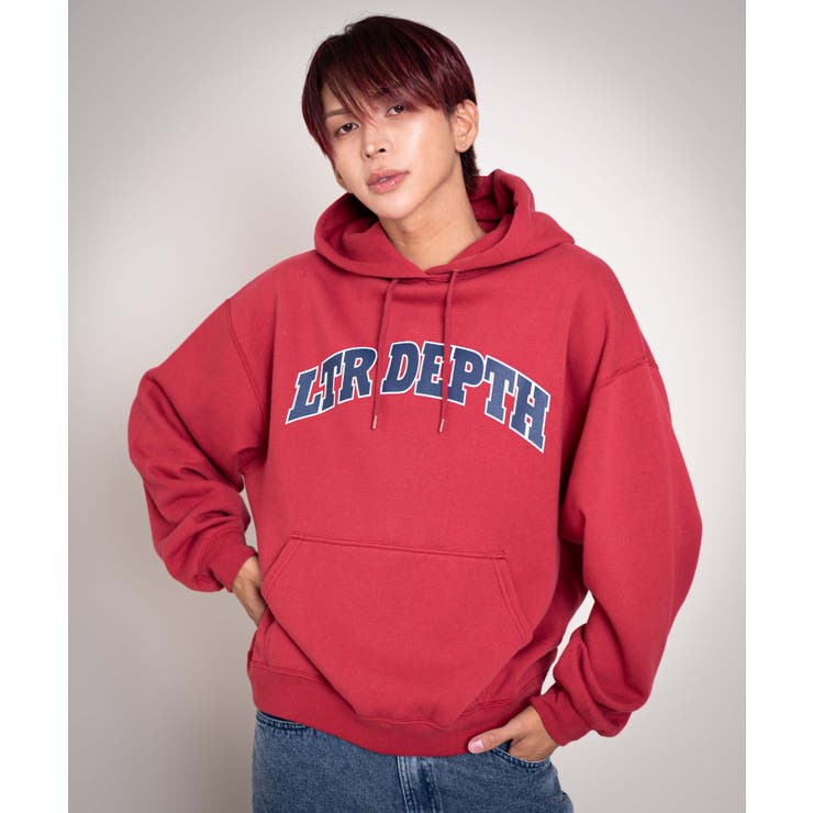 レッド | カレッジプルパーカー | WEGO【MEN】