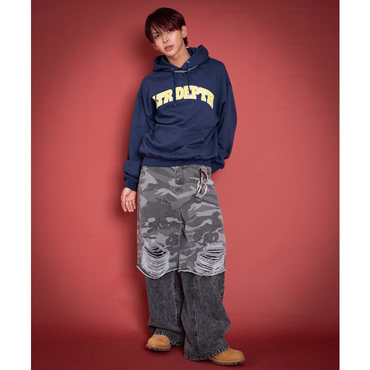 カレッジプルパーカー | WEGO【MEN】 | 詳細画像4 