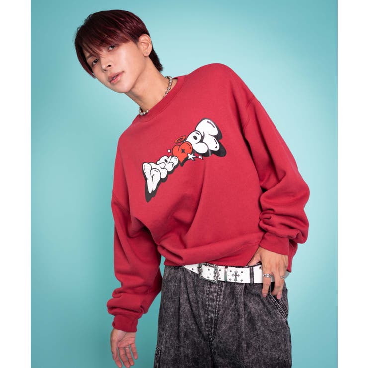 ハートモチーフプルオーバー | WEGO【MEN】 | 詳細画像26 