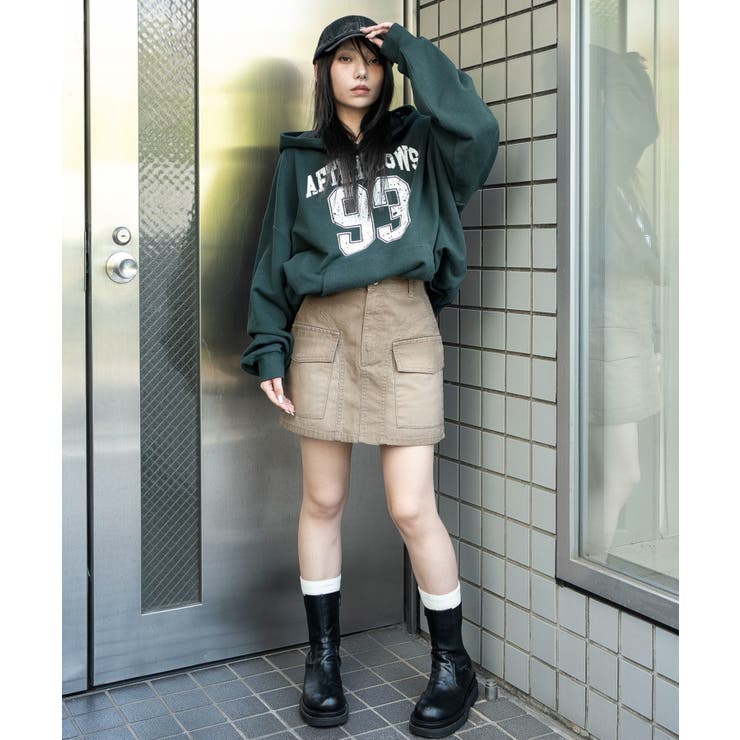 ヴィンテージウォッシュカーゴミニスカート | WEGO【WOMEN】 | 詳細画像10 
