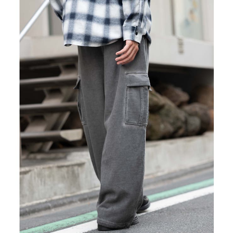 ワイドスウェットカーゴパンツ | WEGO【MEN】 | 詳細画像18 