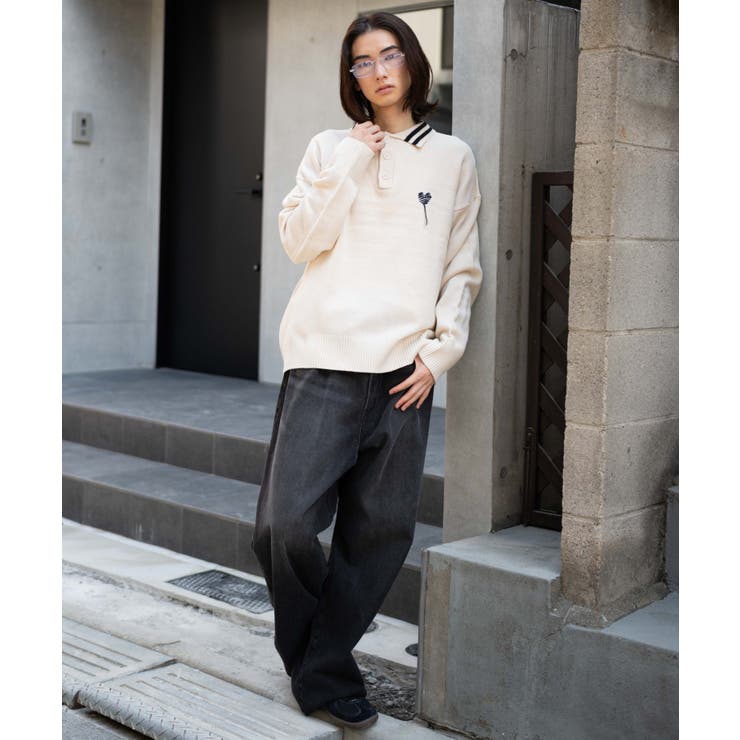 ラインポロニットプルオーバー | WEGO【MEN】 | 詳細画像4 