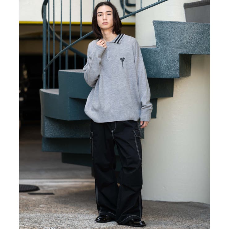 ラインポロニットプルオーバー | WEGO【MEN】 | 詳細画像5 