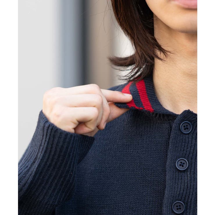 ラインポロニットプルオーバー | WEGO【MEN】 | 詳細画像6 