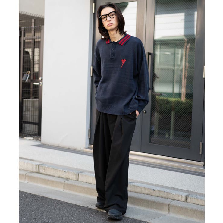 ラインポロニットプルオーバー | WEGO【MEN】 | 詳細画像12 