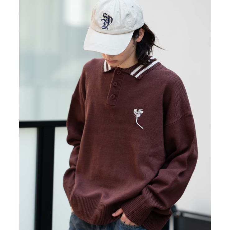 ラインポロニットプルオーバー | WEGO【MEN】 | 詳細画像14 