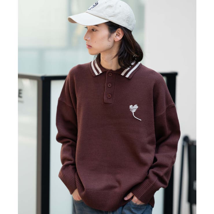 ラインポロニットプルオーバー | WEGO【MEN】 | 詳細画像16 